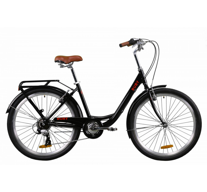 Велосипед 26" Dorozhnik RUBY 2020 (чорний)