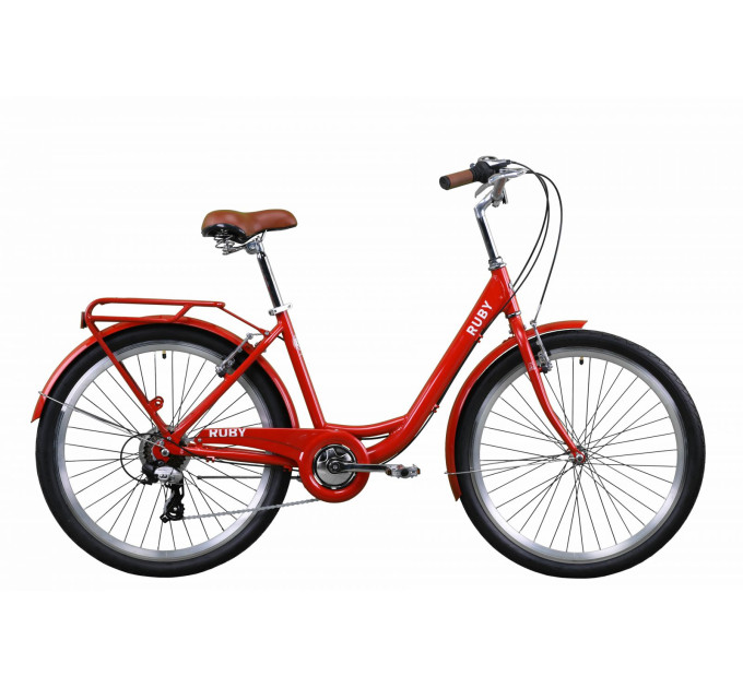 Велосипед 26" Dorozhnik RUBY 2020 (червоний)