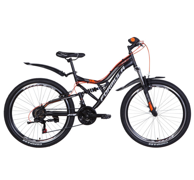 Велосипед 26" Formula ATLAS 2021 (чорно-зелений із сірим)