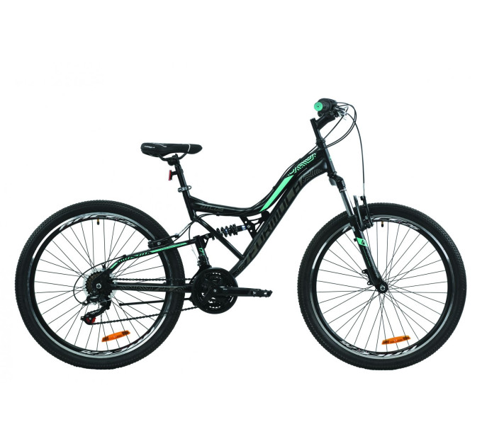 Велосипед 26" Formula ATLAS Vbr 2020 (чорно-зелений)