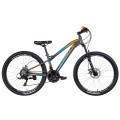 Велосипед AL 26" Formula BLACKWOOD AM DD 2021 (сіро-жовтогарячий з блакитним)