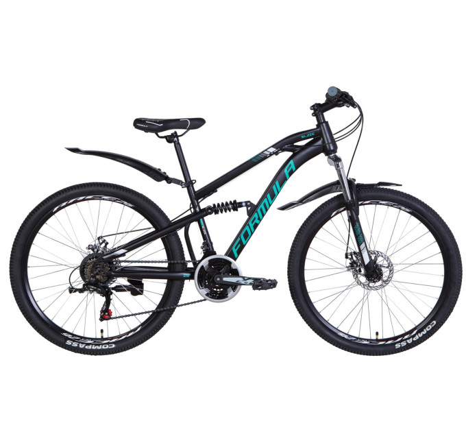 Велосипед 26" Formula BLAZE 2021 (чорно-бірюзовий)