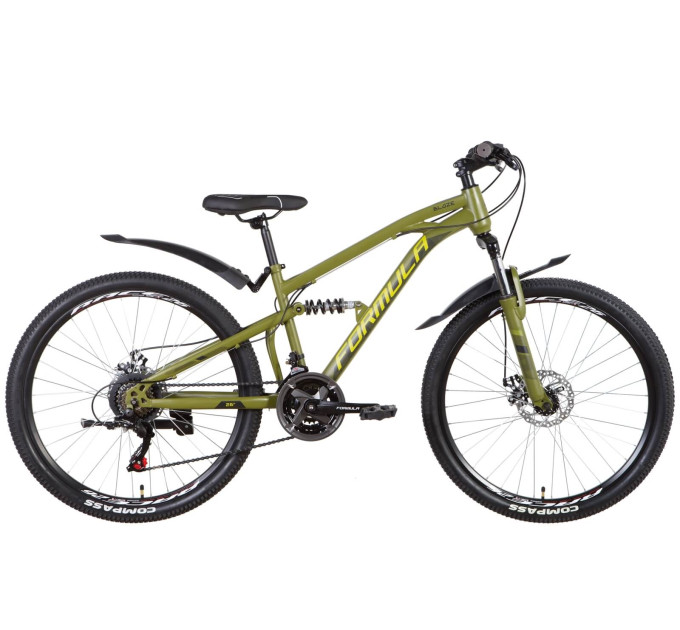 Велосипед ST 26" Formula BLAZE AM2 DD с крылом Pl 2022 (красный)
