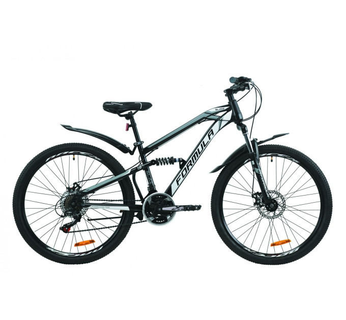 Велосипед 26" Formula BLAZE 2020 (черно-серый с белым)
