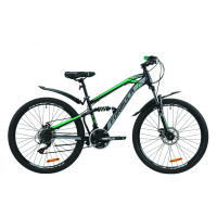 Велосипед 26" Formula BLAZE 2020 (чорно-сірий із зеленим) Велосипед 26" Formula BLAZE 2020 (чорно-сірий із зеленим)
