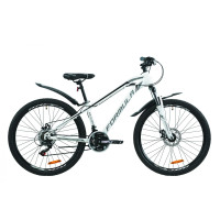 Велосипед 26" Formula DAKAR DD 2020 (біло-чорний) Велосипед 26" Formula DAKAR DD 2020 (біло-чорний)