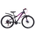 Велосипед 26" Formula ELECTRA DD 2021 (черно-малиновый с фиолетовым)