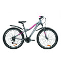 Велосипед 26" Formula ELECTRA 2020 (антрацитово-белый с розовым)