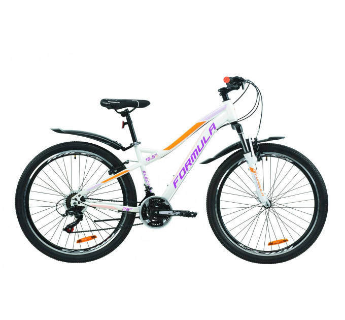 Велосипед 26" Formula ELECTRA 2020 (біло-фіолетовий з помаранчевим)