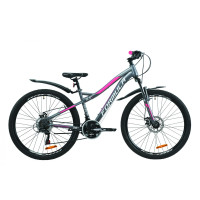 Велосипед 26" Formula ELECTRA DD 2020 (антрацитово-білий з рожевим) Велосипед 26" Formula ELECTRA DD 2020 (антрацитово-білий з рожевим)