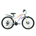 Велосипед 26" Formula ELECTRA DD 2020 (біло-фіолетовий з помаранчевим)