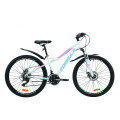 Велосипед 26" Formula ELECTRA DD 2020 (бело-голубой с сиреневым)
