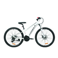 Велосипед 26" Formula F-1 DD 2020 (біло-чорний з червоним)