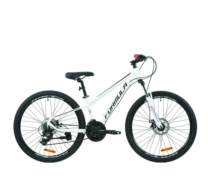 Велосипед 26" Formula F-1 DD 2020 (біло-чорний з червоним)