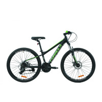 Велосипед 26" Formula F-1 DD 2020 (чорно-зелений)