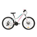 Велосипед 26" Formula MYSTIQUE 1.0 2020 (біло-малиновий з бірюзовим)