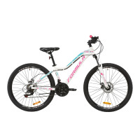 Велосипед 27.5" Formula MYSTIQUE 1.0 2020 (бело-малиновый с бирюзовым) Велосипед 27.5" Formula MYSTIQUE 1.0 2020 (бело-малиновый с бирюзовым)