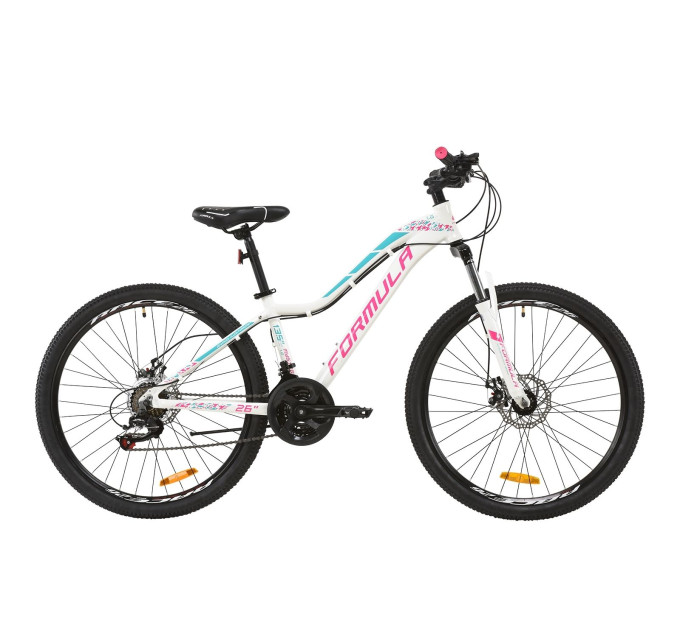 Велосипед 27.5" Formula MYSTIQUE 1.0 2020 (бело-малиновый с бирюзовым)