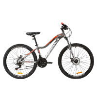 Велосипед 26" Formula MYSTIQUE 1.0 2020 (сріблясто-жовтогарячий з білим) Велосипед 26" Formula MYSTIQUE 1.0 2020 (сріблясто-жовтогарячий з білим)
