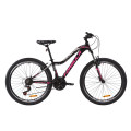 Велосипед 26" Formula MYSTIQUE 2.0 2020 (черно-малиновый с серебристым)