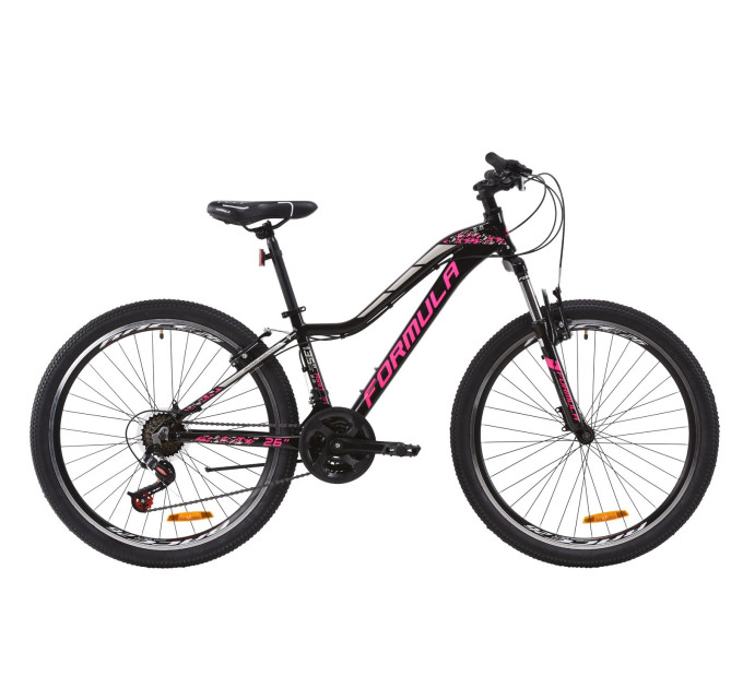Велосипед 26" Formula MYSTIQUE 2.0 2020 (черно-малиновый с серебристым)