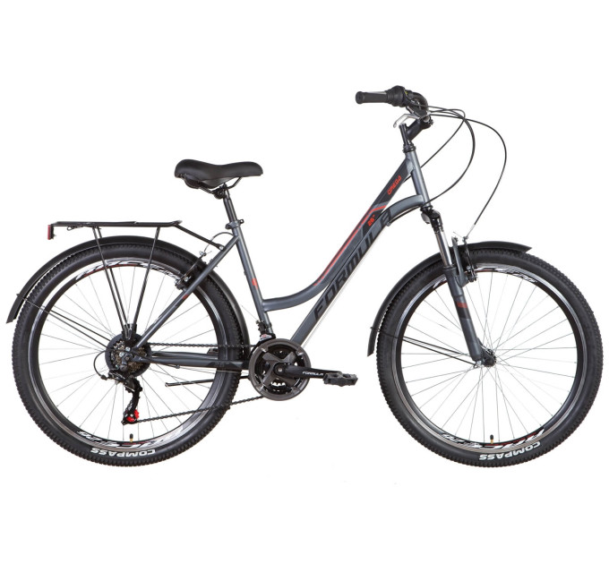 Велосипед ST 26" Formula OMEGA AM Vbr з багажником зад St, з крилом St 2022 (рожеве золото)