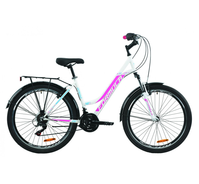 Велосипед 26" Formula OMEGA 2020 (біло-рожевий з блакитним)