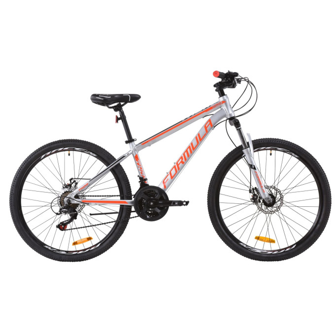 Велосипед 26" Formula THOR 1.0 2020 (сріблясто-чорний з червоним)