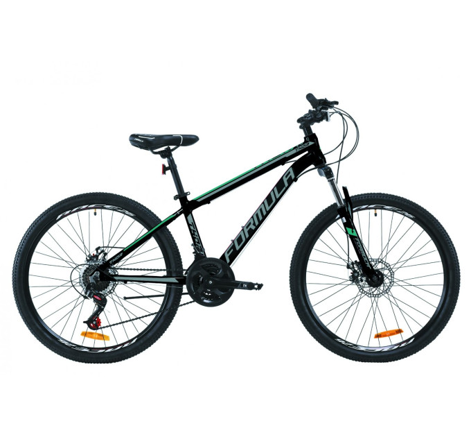 Велосипед AL 26" Formula THOR 2.0 AM DD 2020 (черно-бирюзовый с серым)