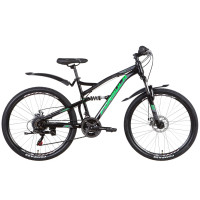 Велосипед ST 26" Formula X-ROVER AM2 DD з крилом Pl 2022 (чорно-зелений) Велосипед ST 26" Formula X-ROVER AM2 DD з крилом Pl 2022 (чорно-зелений)