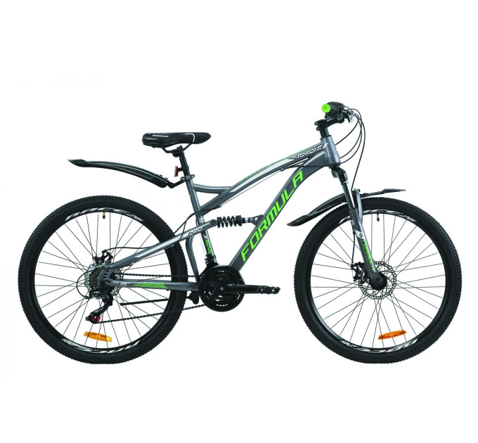 Велосипед 26" Formula X-ROVER 2020 (антрацитово-білий із зеленим)