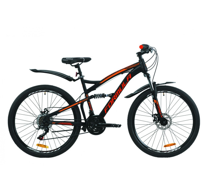 Велосипед 26" Formula X-ROVER 2020 (чорно-червоний з помаранчевим)