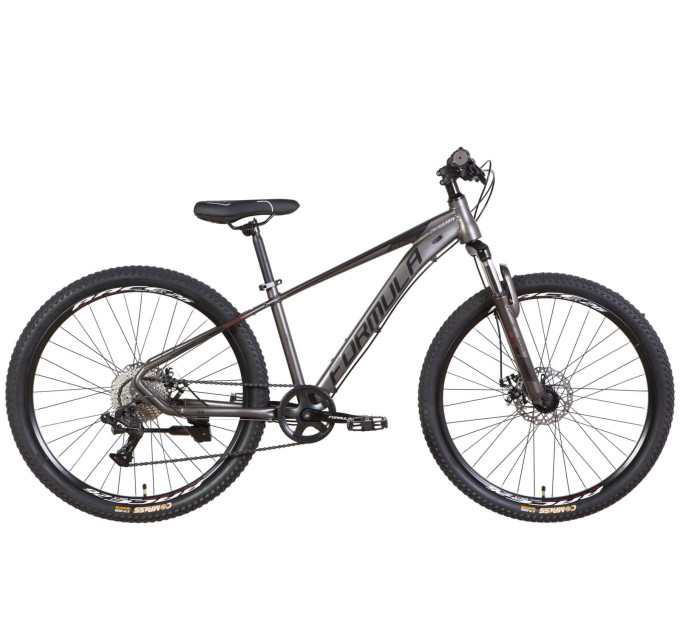 Велосипед AL 26" Formula ZEPHYR 3.0 AM DD 2022 (темно-серебристый с черным)