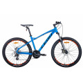Велосипед 26" Leon HT-90 2021 (синій з помаранчевим)