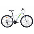 Велосипед 26" Leon HT-LADY 2021 (біло-синій із салатним)