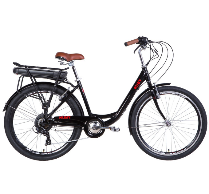Електровелосипед 26" RUBY 350Вт 36В редуктор. 12.5Ач з крепл. до багажу.