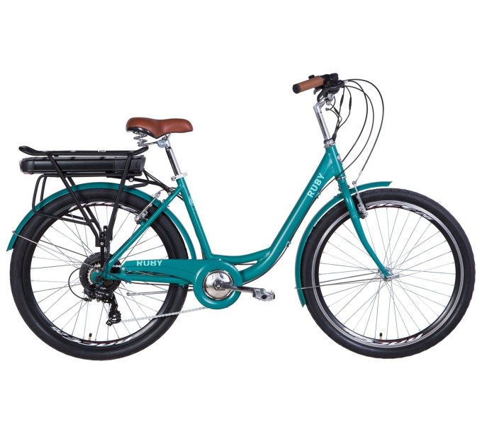 Електровелосипед 26" RUBY 350Вт 36В редуктор. 12.5Ач з крепл. до багажн.