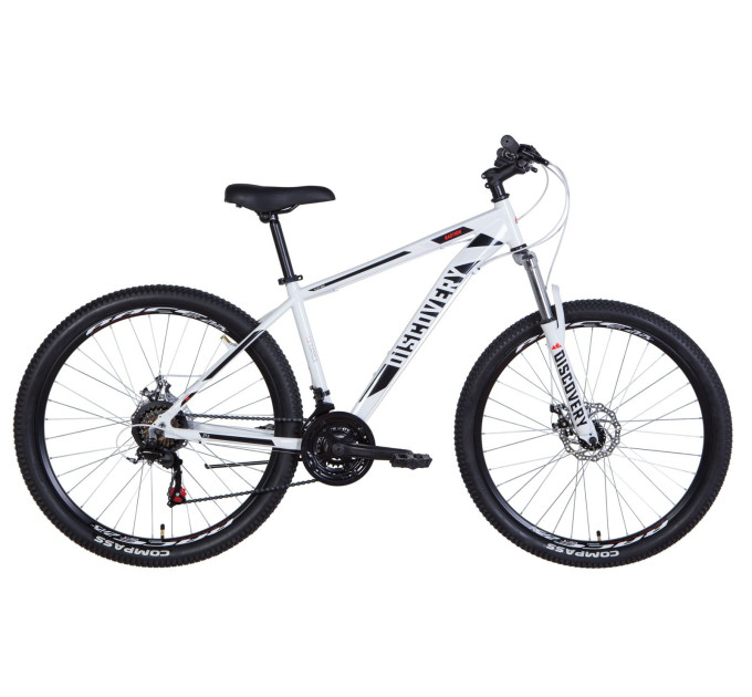 Велосипед 27.5" Discovery BASTION 2021 (бело-черный)