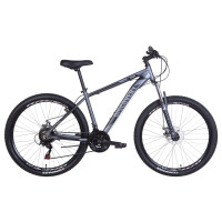 Велосипед 27.5" Discovery BASTION 2021 (серо-черный)