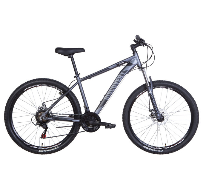 Велосипед 27.5" Discovery BASTION 2021 (сіро-чорний)