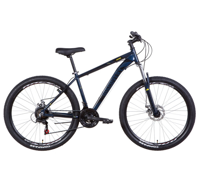 Велосипед 27.5" Discovery BASTION 2021 (синьо-чорний)