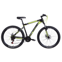 Велосипед 27.5" Discovery TREK DD 2021 (черно-салатный)