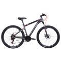 Велосипед 27.5" Discovery TREK DD 2021 (сіро-чорний з червоним)