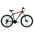 Велосипед 27.5" Discovery TREK DD 2020 (чорно-червоний з бірюзовим)