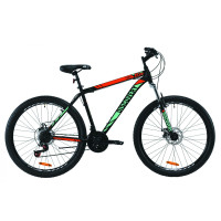 Велосипед 27.5" Discovery TREK DD 2020 (черно-красный с бирюзовым)