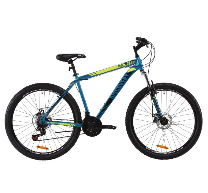 Велосипед 27.5" Discovery TREK DD 2020 (біло-чорний з помаранчевим)