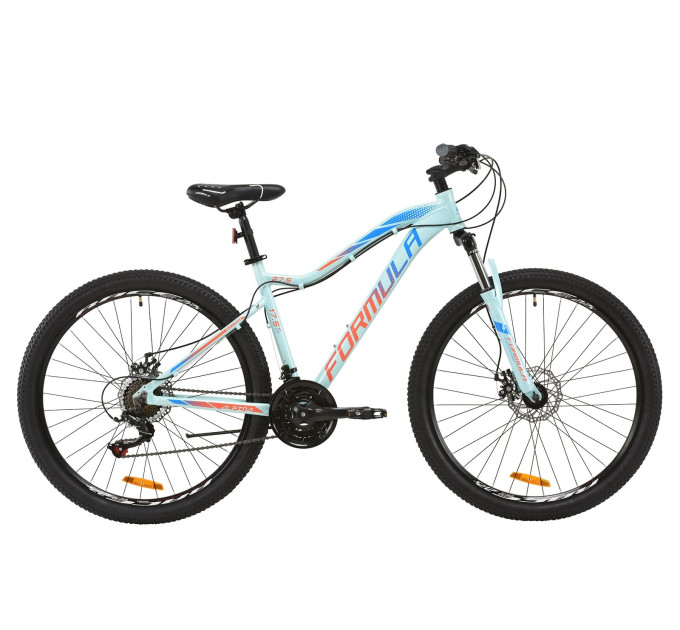Велосипед 27.5" Formula ALPINA 2020 (бирюзово-синий с коралловым)