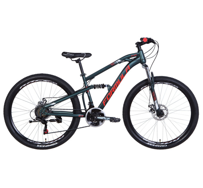 Велосипед 27.5" Formula BLAZE 2021 (малахітовий з червоним)