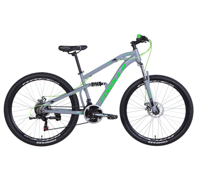 Велосипед 27.5" Formula BLAZE 2021 (серо-зелёный)