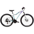 Велосипед 27.5" Formula MYSTIQUE 2021 (біло-бірюзовий з фіолетовим)